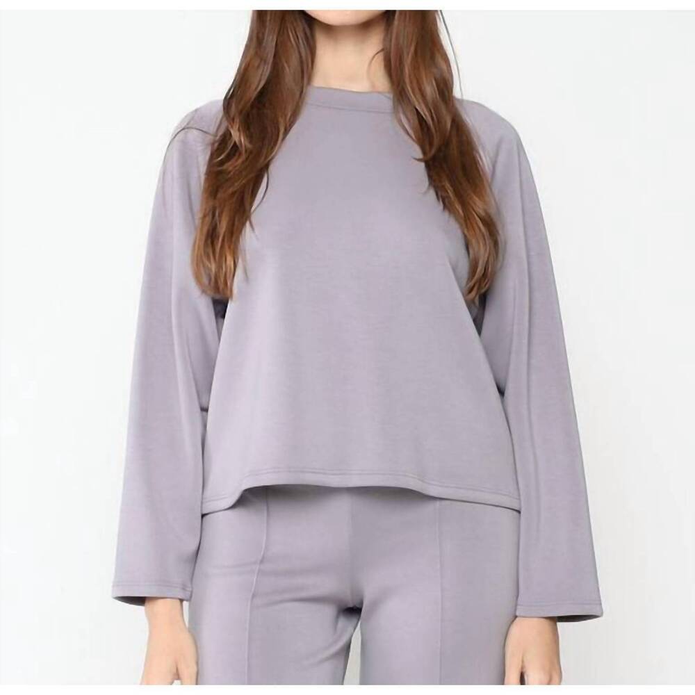 NEW RIPLEY RADER oversized raglan top in silver